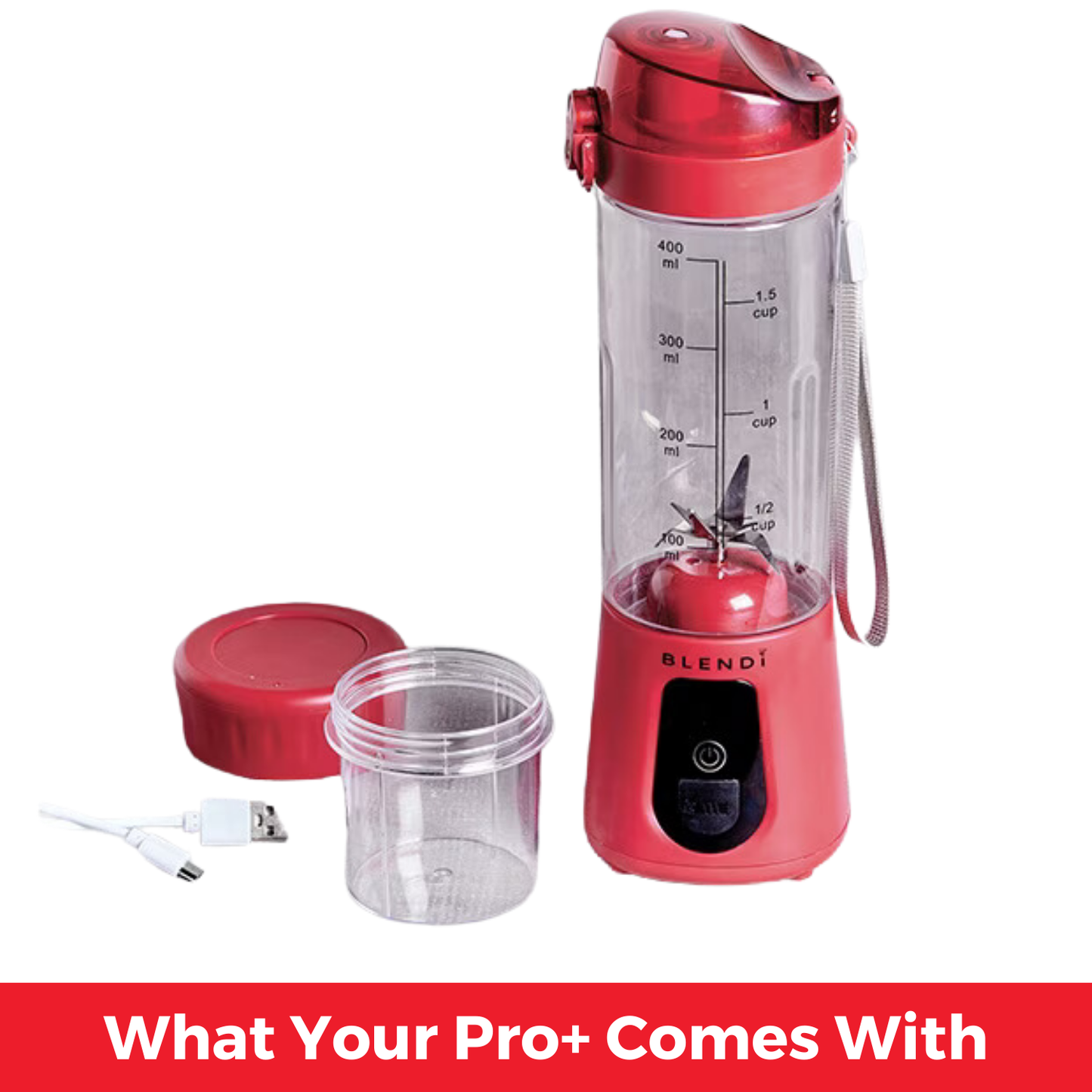 BLENDi Pro+ Portable Blender - 17 oz