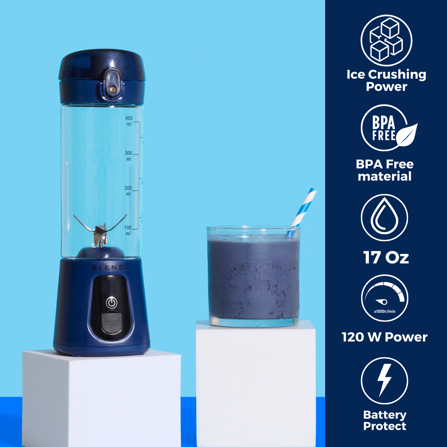 BLENDi Pro+ Portable Blender - 17 oz