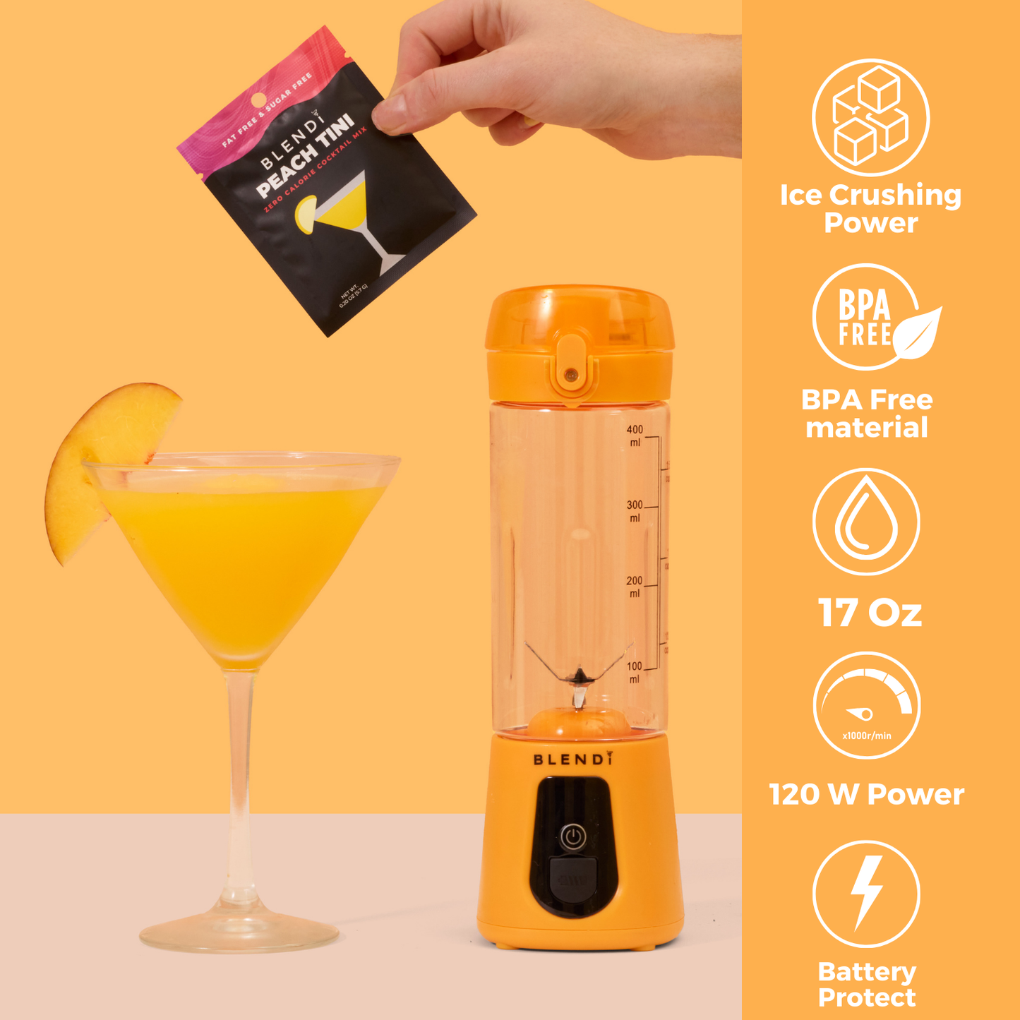 BLENDi Pro+ Portable Blender - 17 oz